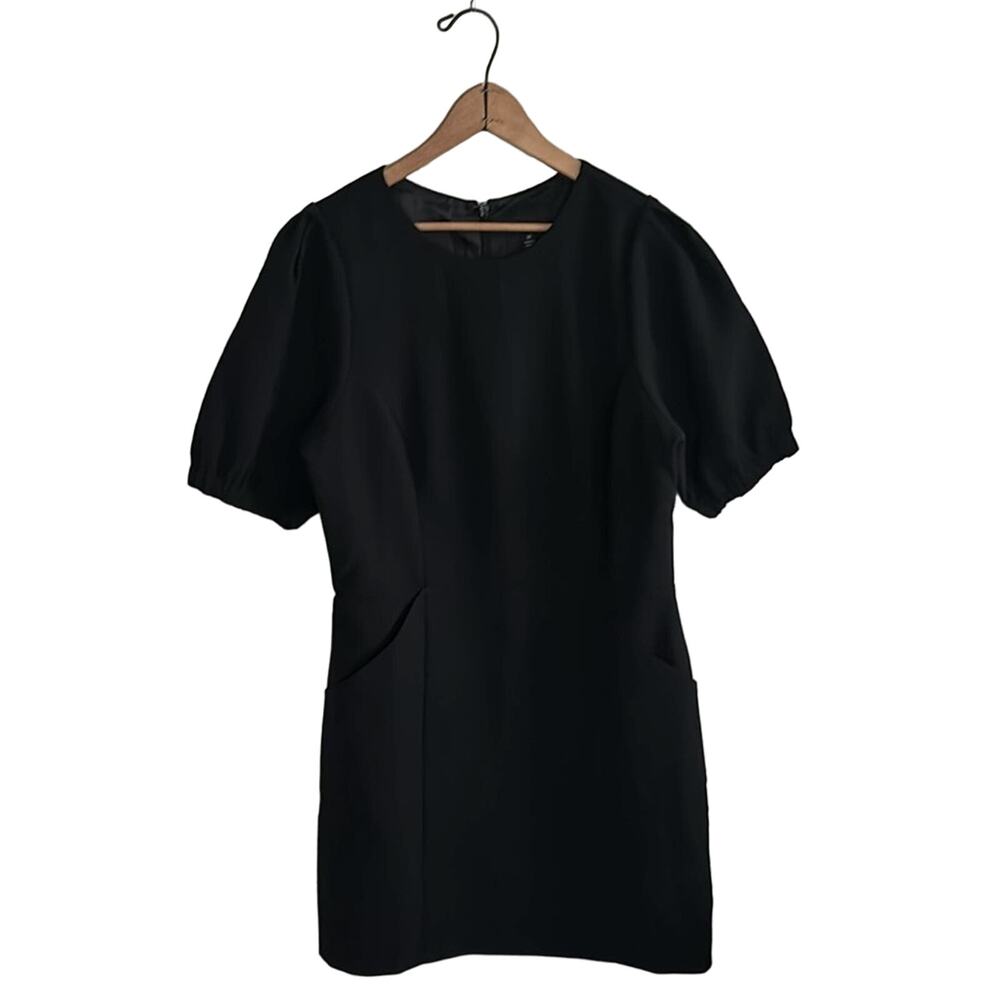 Greylin Puff Sleeve Mini Dress with Pockets